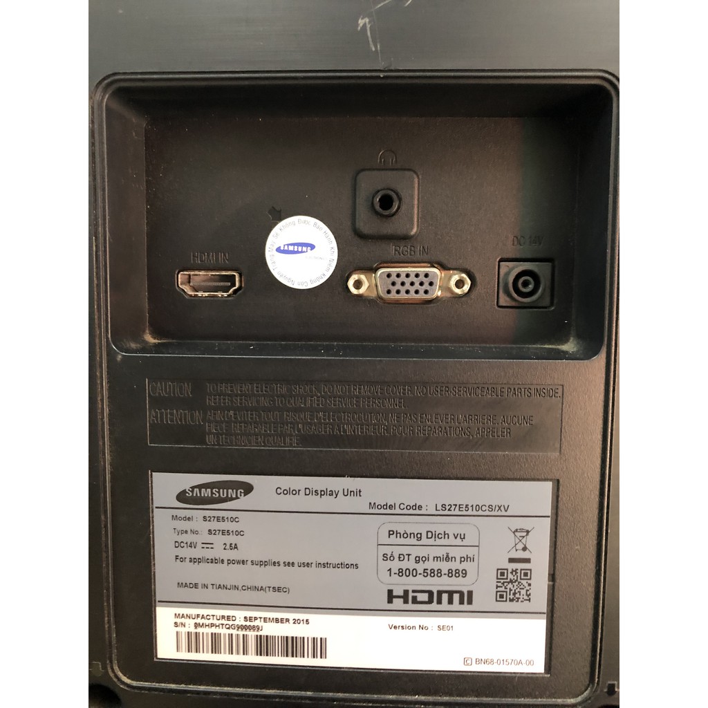 màn hình Samsung 27E510 27INCH, Cong nhẹ, Full HD | BigBuy360 - bigbuy360.vn