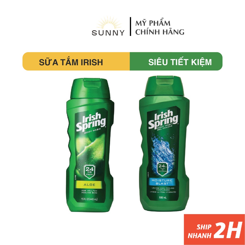 Sữa tắm Irish Spring Body Wash 532ml làm sạch sâu, giữ ẩm cho da