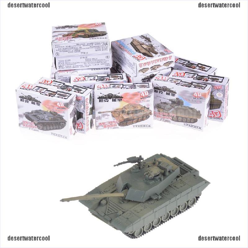 Mô Hình Xe Tăng Bằng Nhựa 4D Tỉ Lệ 1 / 72