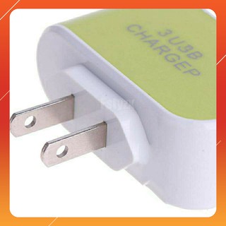 Cốc Sạc ,Củ Sạc 3 Cổng USB 3.1A