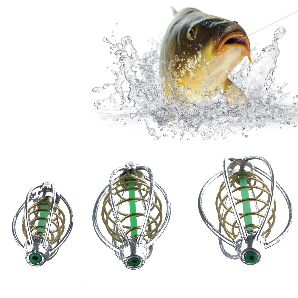 Chì câu cá kiểu lò xo gắn mồi cầu chuyên dụng