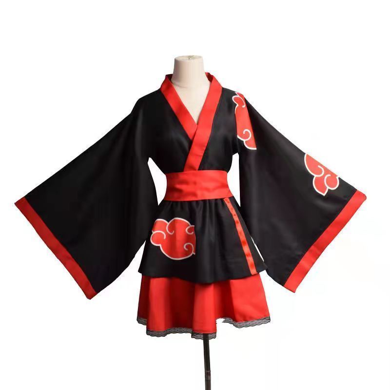 Bộ Kimono Hóa Trang Nhân Vật Anime Naruto Shippuden Hyuga Akatsuki