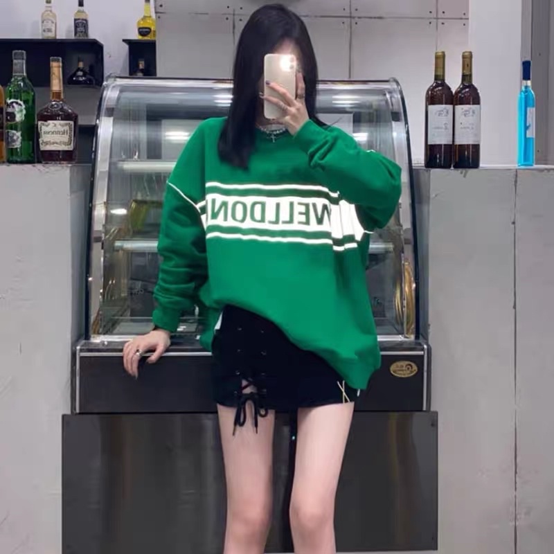 ÁO NỈ SWEATER DÀNH DÀI IB LOGO WE11DONE DÀNH CHO NAM VÀ NỮ MÙA THU ĐÔNG