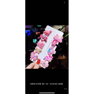 Sét 10  kẹp tóc cute cho bé mẫu mới