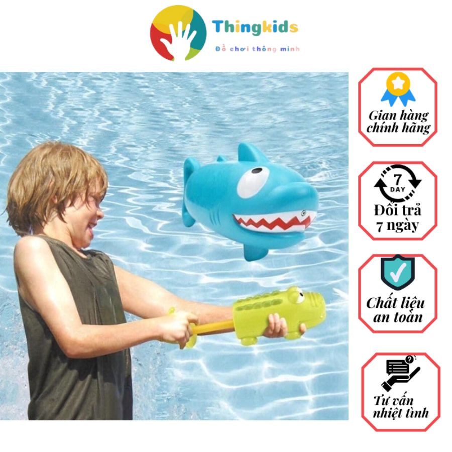 Đồ Chơi Súng Nước Hình Cá Mập, Cá heo Cá sấu Cho Bé- Thingkids