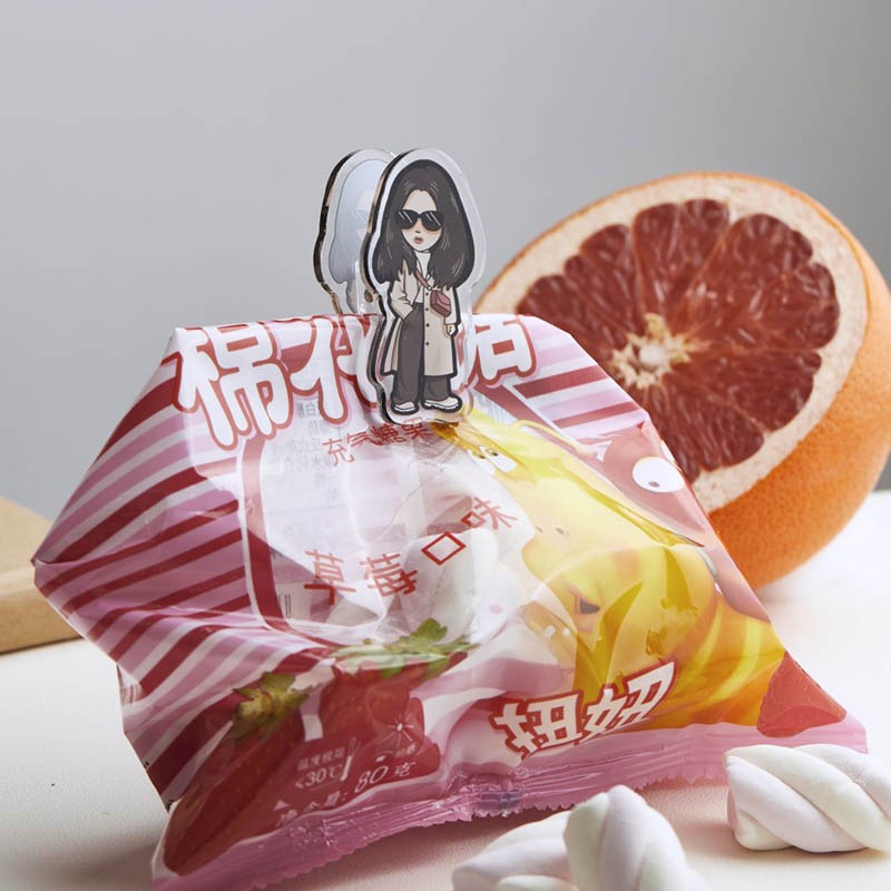 1 Kẹp Giấy Acrylic Thời Trang Cho Nữ