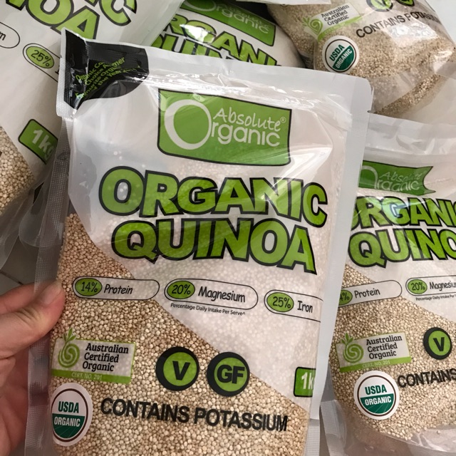 Hạt Diêm Mạch Organic Quinoa Của Úc Absolute Organic
