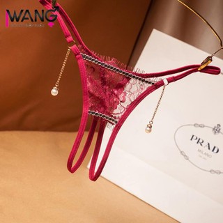 Quần lót lọt khe ren siêu sexy mặc như không quần chip nữ không đũng xì lit xẻ khe 2222