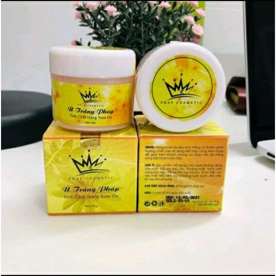 Kem Ủ Trắng Pháp Cosmetics 30g