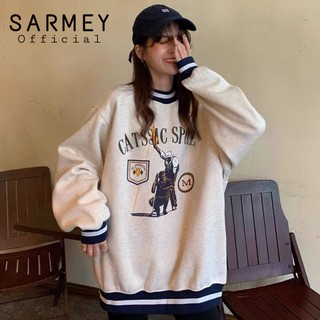 Áo Sweater Nữ cổ cao 3 phân in hình người phong cách ULZZANG