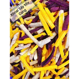 KHOAI LANG SẤY MIX 3 VỊ 350gr