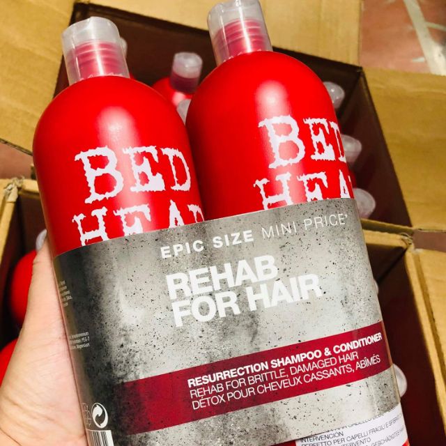 Dầu gội BED HEAD TIGI, hàng UK AUTH (1 chai gội+1 chai xả)