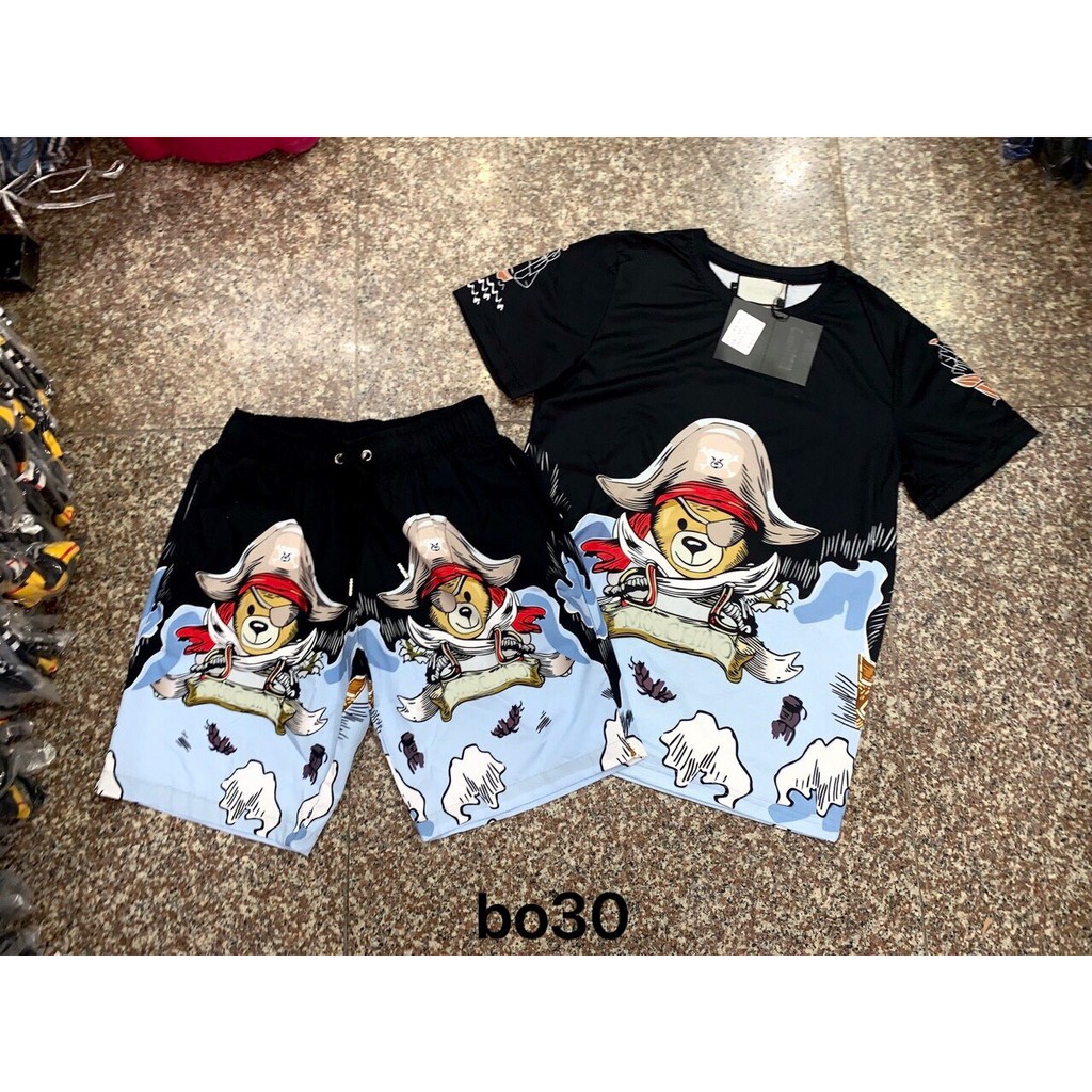 [Mã SKAMA06 giảm 8% TỐI ĐA 50K đơn250K] bộ thun thời trang nam hè 3D HẢI TẶC