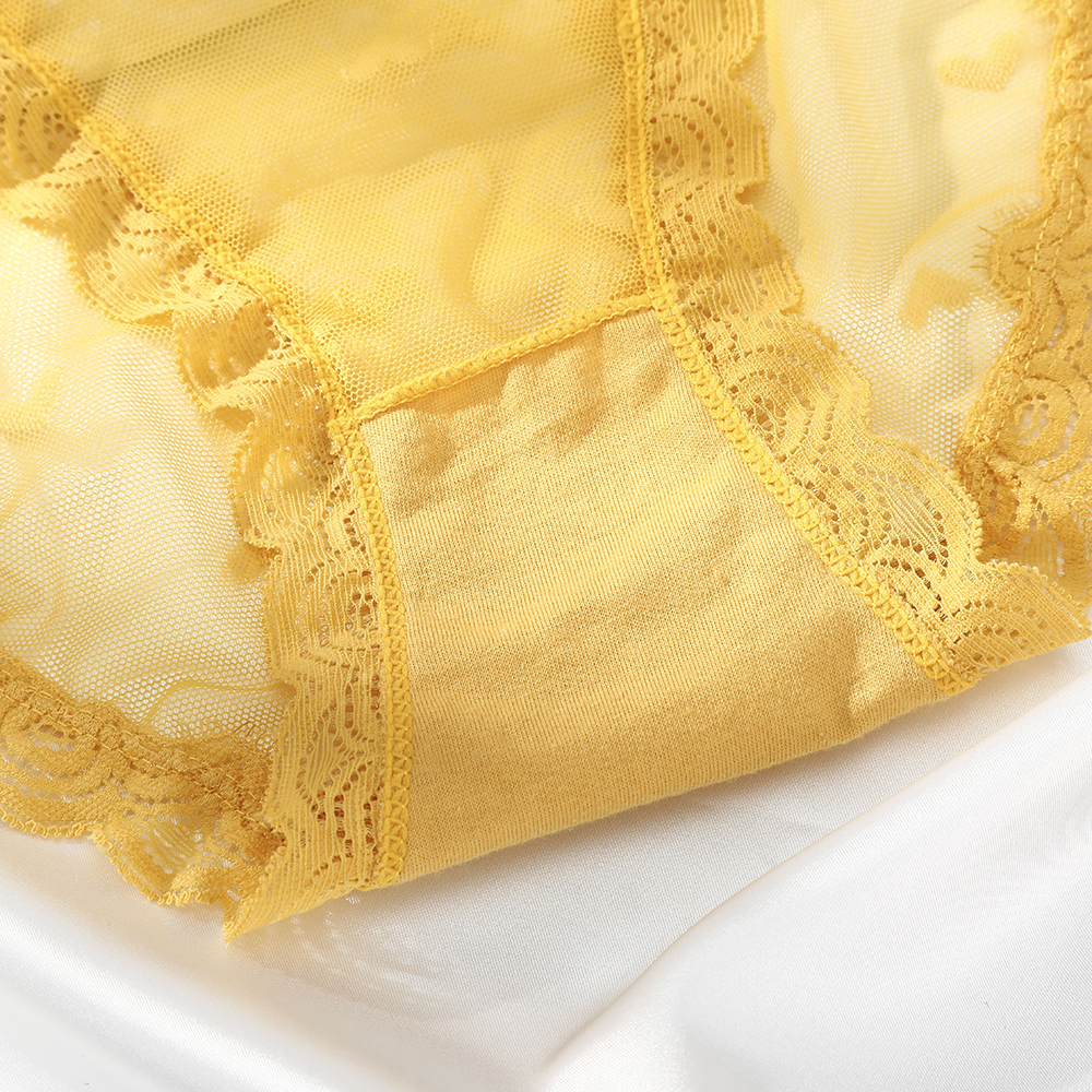 Quần Lót Levao Bằng Lưới Ren Lưng Thấp Gợi Cảm Cho Nữ