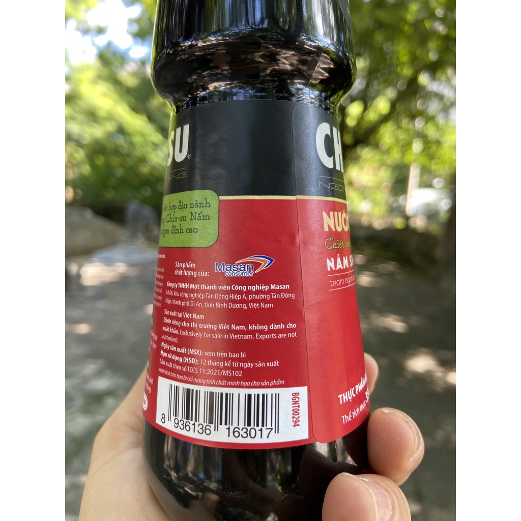 NƯỚC TƯƠNG NẤM SHIITAKE CHINSU NGON HẢO HẠNG 330ML