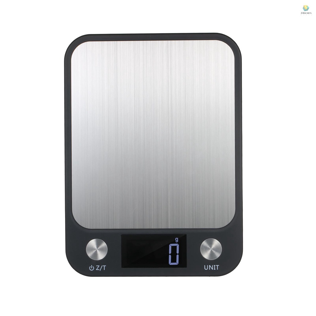 Cân Điện Tử Bằng Hợp Kim Nhôm Độ Chính Xác Cao 10kg / 1g Có Màn Hình LCD Chống Thấm Nước Kèm Đèn Nền Tiện Dụng Cho Nhà Bếp