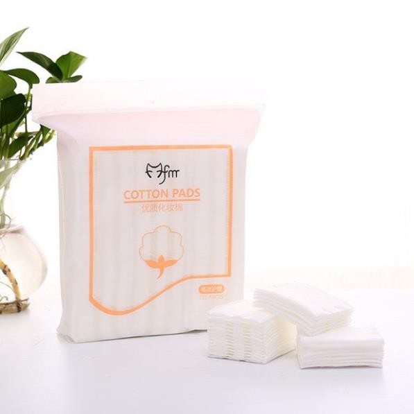 Bông tẩy trang 222 miếng cotton pads hàng thiết kế 3 lớp siêu dai mềm tiện lợi phù hợp cho học sinh sinh viên | BigBuy360 - bigbuy360.vn