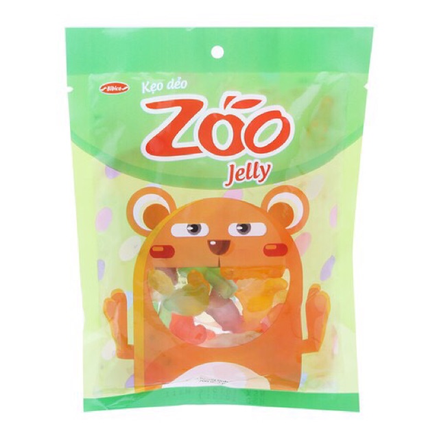 Kẹo dẻo chip zoo Bibica 100 gam