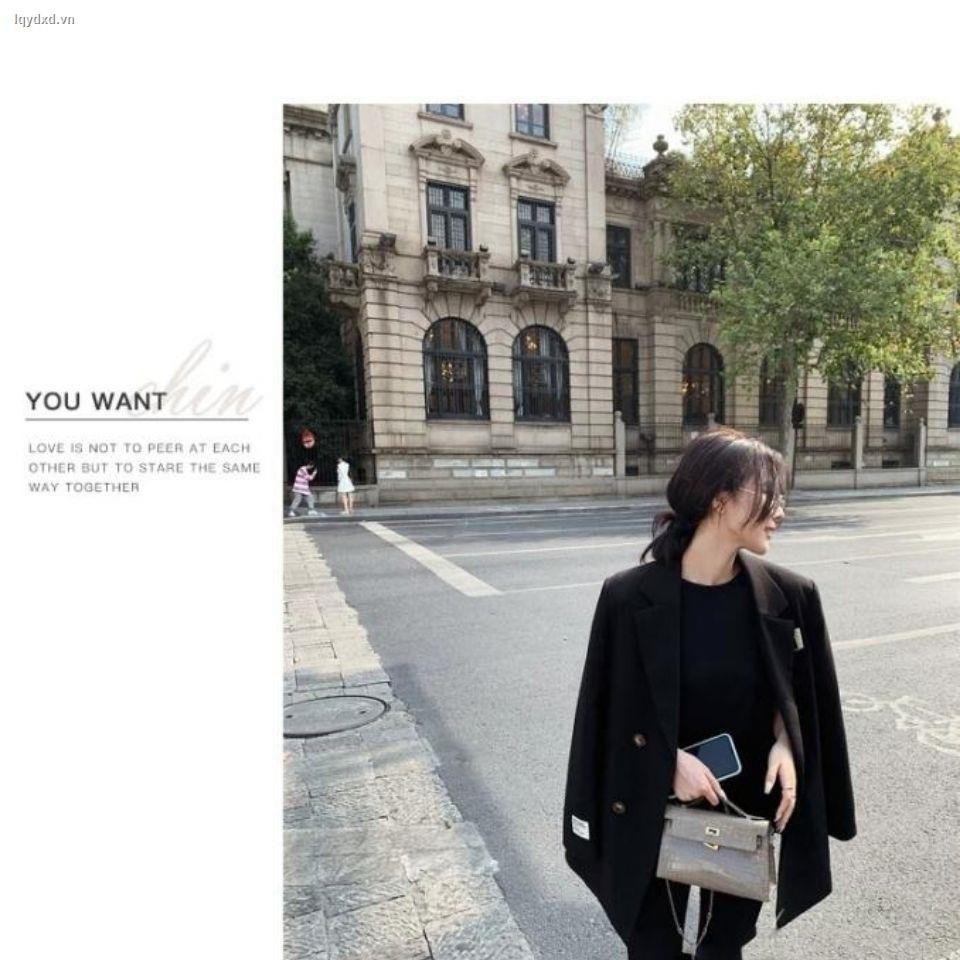 Áo khoác vest dáng rộng kiểu Hàn Quốc thời trang hè 2020 thanh lịch cho nữ