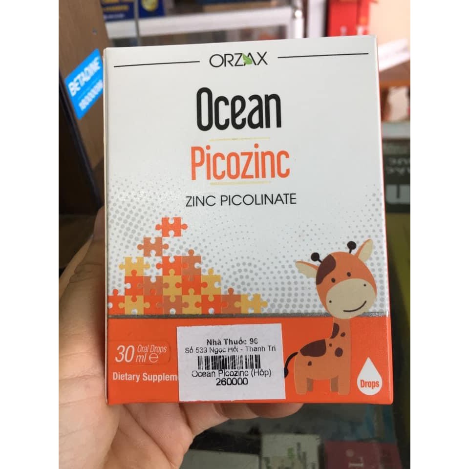 Ocean Picozinc.Bổ Sung Kẽm Cho Bé Hỗ Trợ Hết Tiêu Chảy,Tăng Đề Kháng,Miễn Dịch