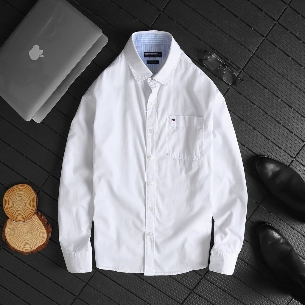 Áo Sơ Mi Nam Dài Tay Thêu Tomy SS22 HÀNG VNXK LOẠI I Chất Lượng Cao