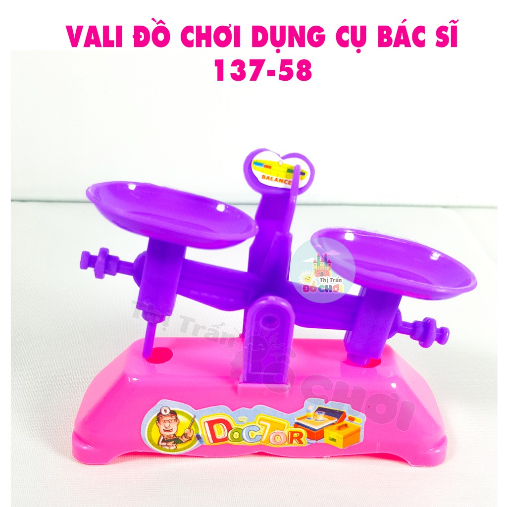 Bộ đồ chơi bác sĩ cho bé gái 18 chi tiết màu hồng 137-58 - Thị trấn đồ chơi