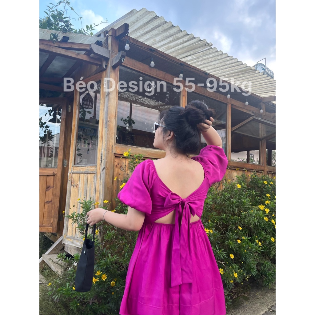 Đầm bigsize nữ Béo Design Đầm BabyDoll 51kg đến 95kg