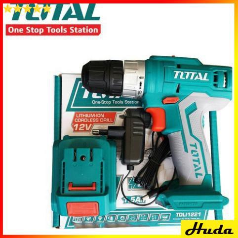 [Chính hãng TOTAL] Máy khoan vặn vít dùng pin Total 12V TDLI1221  1PIN 1SAC