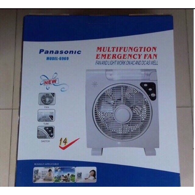 💥Quạt tích điện Panasonic 6969 bảo hành 12 tháng | BigBuy360 - bigbuy360.vn