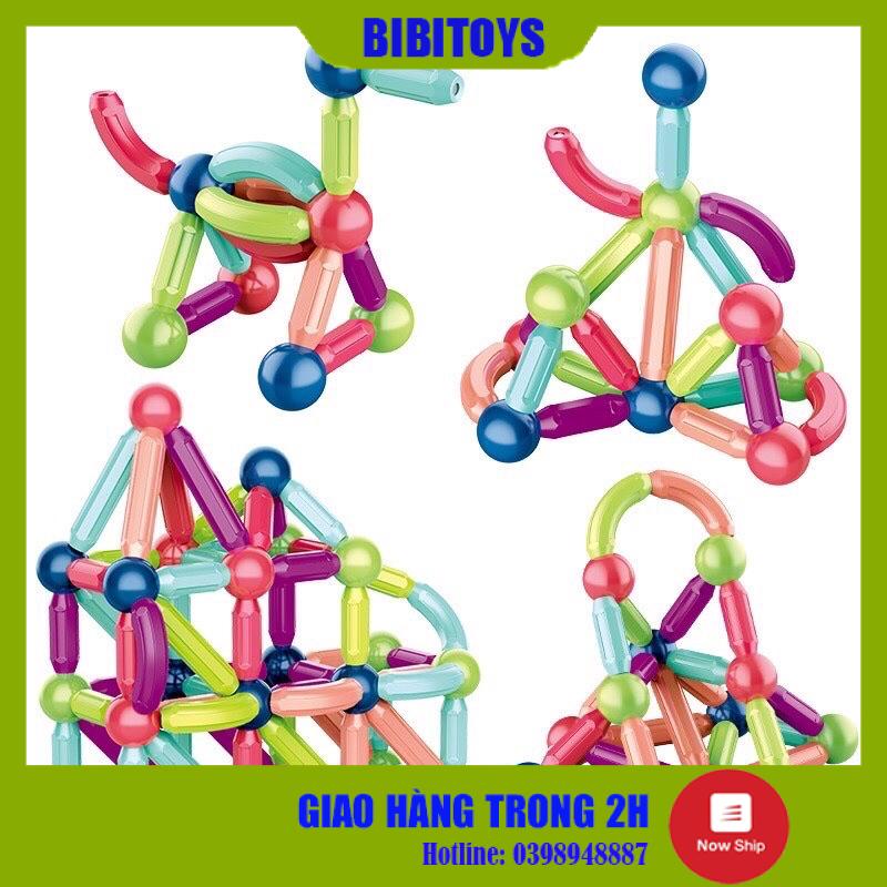 Bộ Đồ Chơi Xếp Hình Nam Châm, Xếp Hình Lego Thông Minh Cho Bé, Đồ Chơi Trẻ Em Phát Triển Trí Tuệ