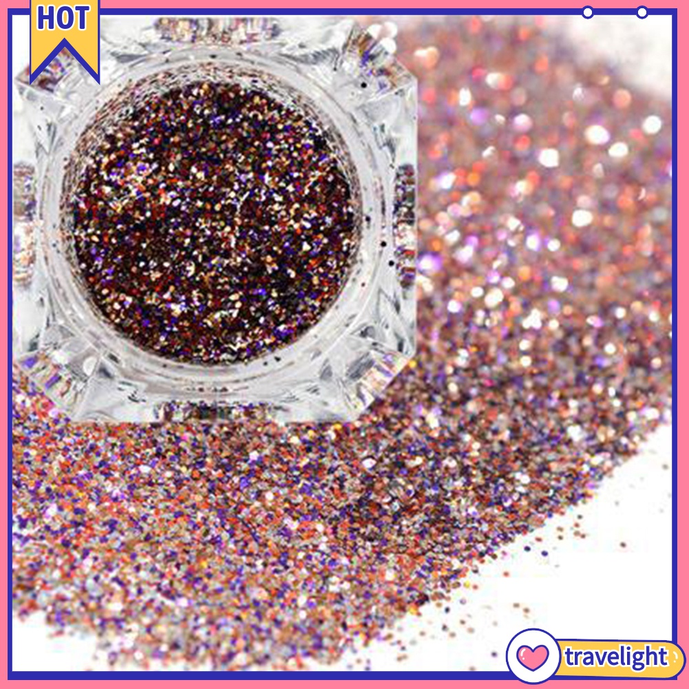 Hộp sequin lấp lánh dùng để trang trí móng nghệ thuật