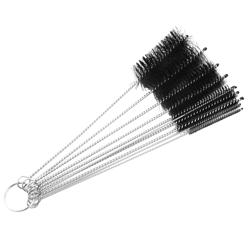 Set 10 Cọ Vệ Sinh Bình Sữa Cổ Hẹp Có Móc Tiện Dụng
