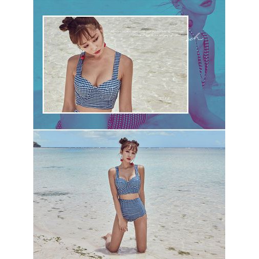 [Nhập mã FSS9SEP hoàn 20.000đ] Bikini 2 mảnh kẻ karo hàng xuất Hàn bao size từ 41 đến 70kg | BigBuy360 - bigbuy360.vn