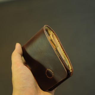 Ví nam da bò mini handmade