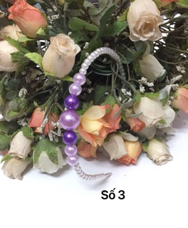 66/- Cài tóc ngọc trai handmade