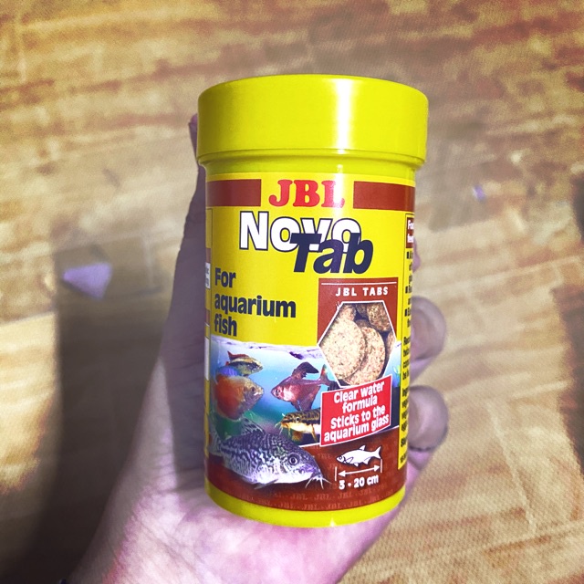 Thức ăn dán kính cho cá hàng Đức JBL Novo Tab