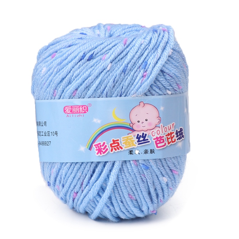 Cuộn Len Đan Sợi Móc Nhiều Màu Sắc 50g