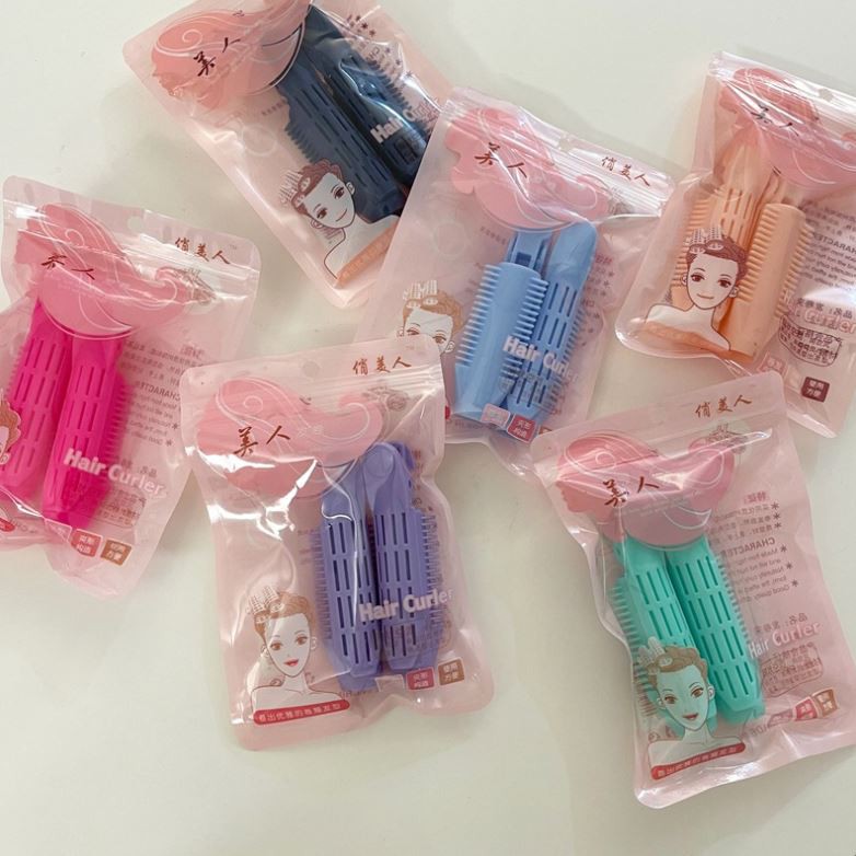(Bộ 2 Cái) Kẹp Tạo Kiểu Tóc Xoăn Kẹp Phồng Chân Tóc LIN Phong Cách Hàn Quốc