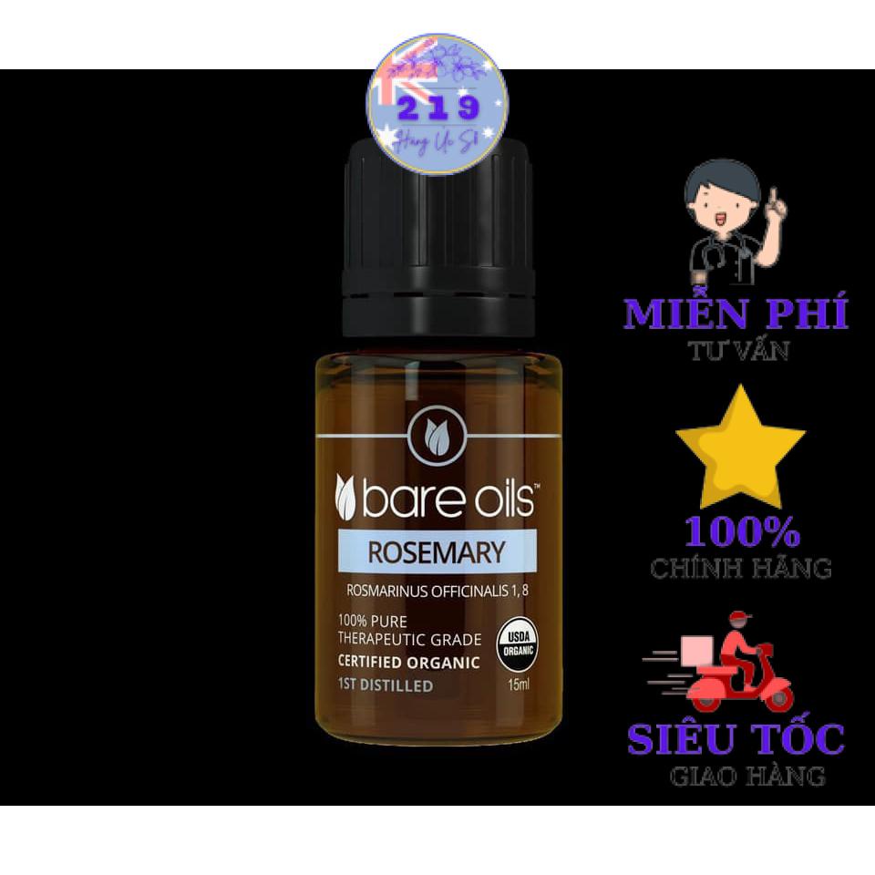 Tinh dầu hữu cơ Hương thảo Rosemary - BARE OILS ROSEMARY 15ML