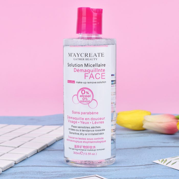 Nước tẩy trang Maycreate 300ml, nước tẩy trang không cồn dùng cho da nhạy cảm, da mụn
