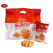 Bánh trứng tươi chà bông Karo Richy túi 156g  Thịt gà, phô mai