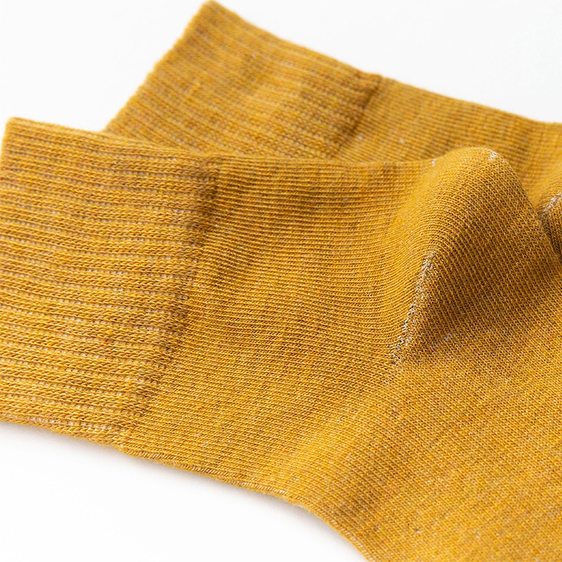 Tất nữ cổ cao METAT, vớ cổ cao len tăm màu trơn basic chất liệu cotton mềm thoáng mát dễ phối đồ M61