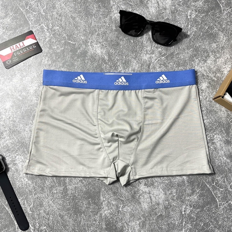 Hộp 4 Quần sịp đùi nam Adidas chất thun lạnh cao cấp, cạp to, thoáng mát, co giãn đủ màu, mã ADD