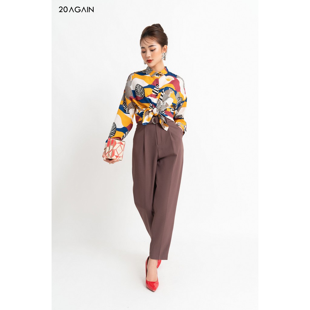 [Mã WABRM50 giảm 15% đơn 99k] Áo sơ mi dài tay cổ đức 20AGAIN ASA1616 | BigBuy360 - bigbuy360.vn