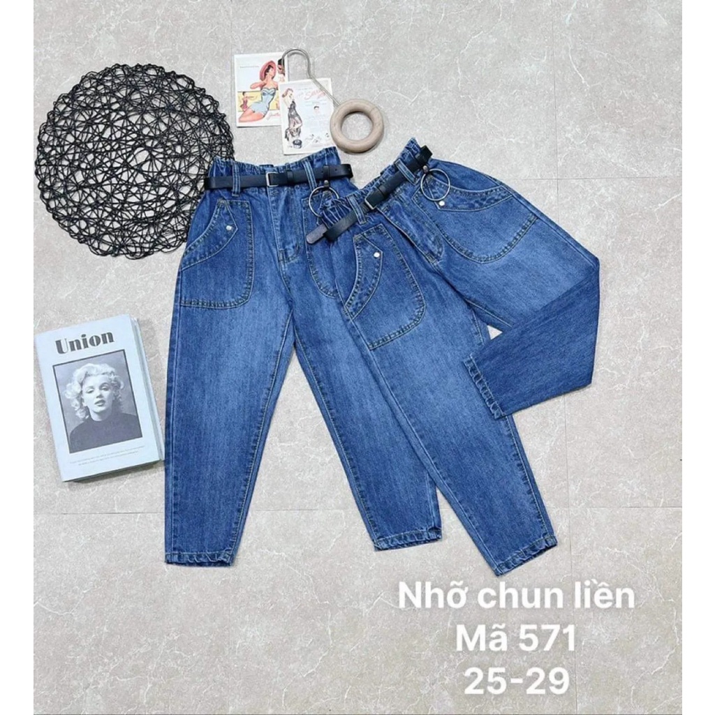 Quần jeans dài/ quần bò mẫu mới hot trend thời trang sành điệu cho bé gái 35-48kg