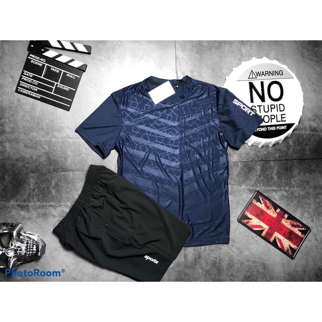 Bộ thun thể thao nam DẬP VÂN 👉FREESHIP👈chất liệu thun lạnh co dãn 4 chiều trẻ trung, thoáng mát, kèm ảnh thật | BigBuy360 - bigbuy360.vn