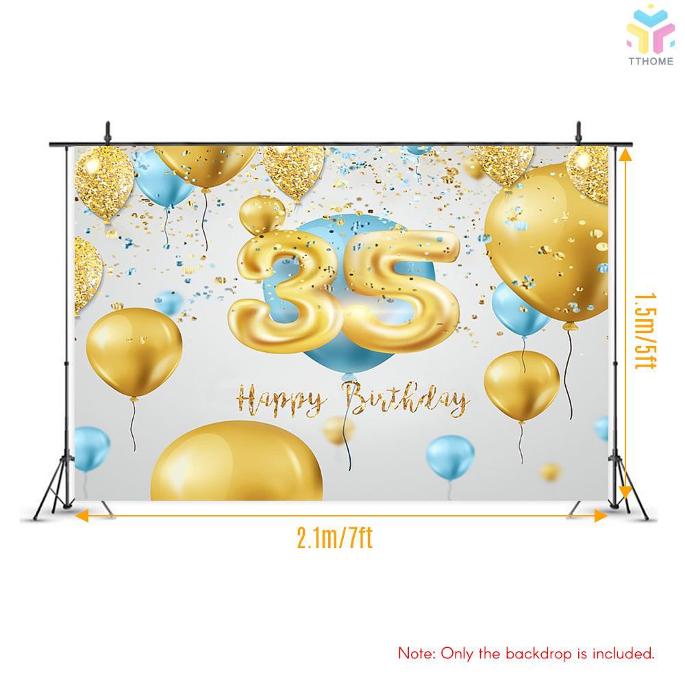 Phông Nền Chụp Ảnh 7x5ft Happy Birthday Cho Người Lớn # 3310