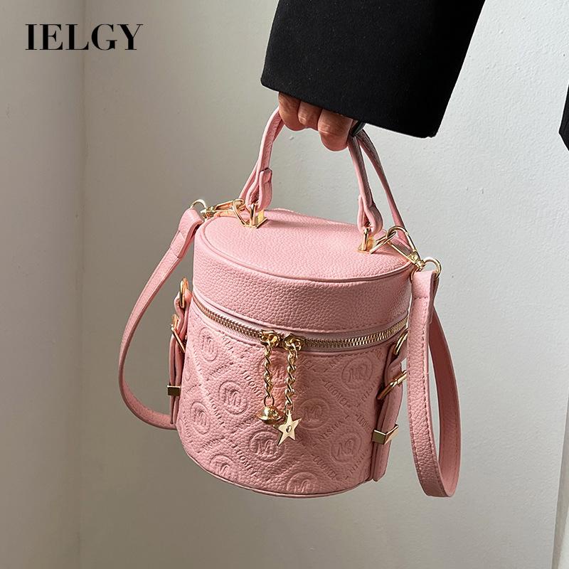 Túi xách đeo vai IELGY dáng trụ thời trang cá tính dành cho nữ