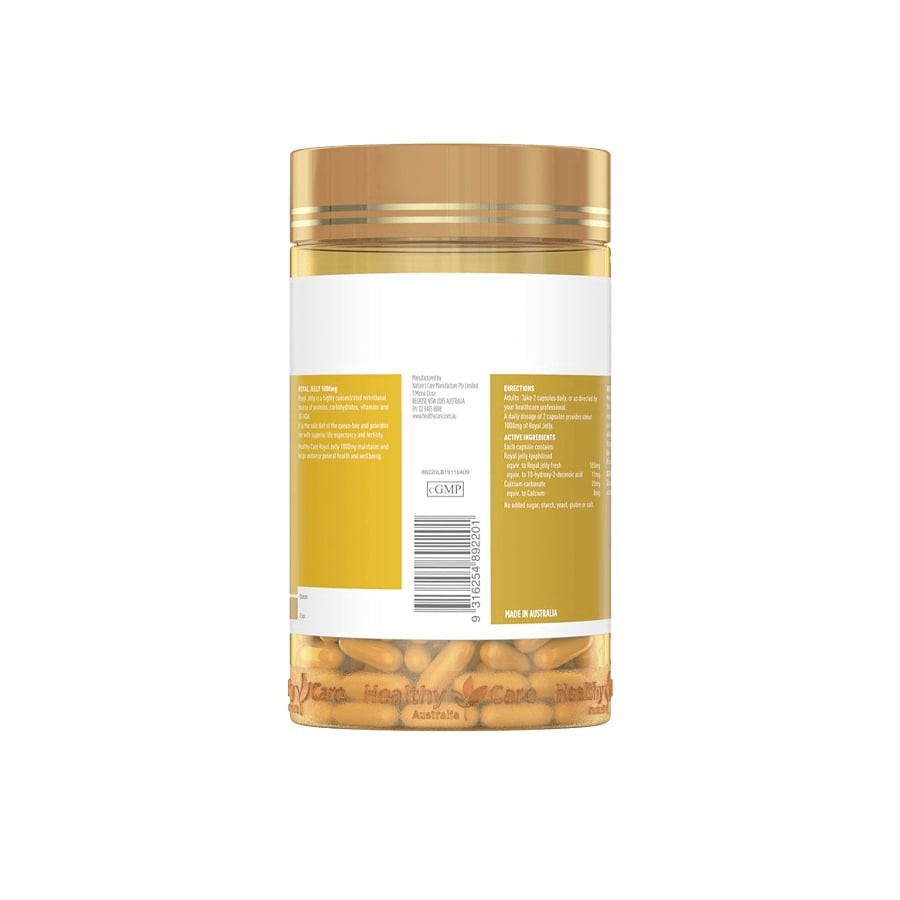 Viên uống sữa ong chúa Healthy Care Royal Jelly 365 viên của Úc- ĐỦ BILL | BigBuy360 - bigbuy360.vn