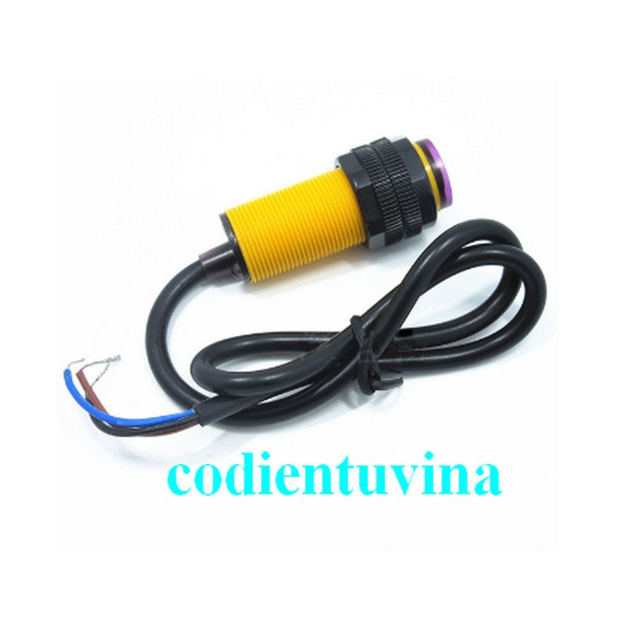 CẢM BIẾN QUANG E18-D80NK NPN (HỒNG NGOẠI MÀU VÀNG)